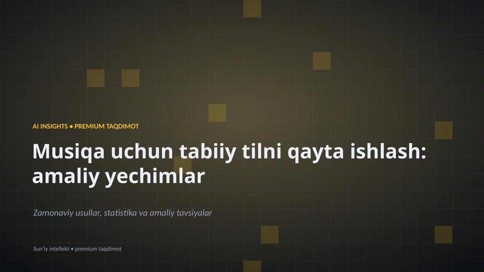 PREMIUM TAQDIMOT