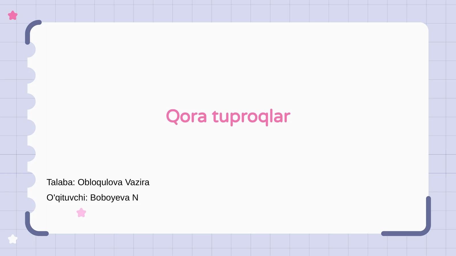 Qora tuproqlar