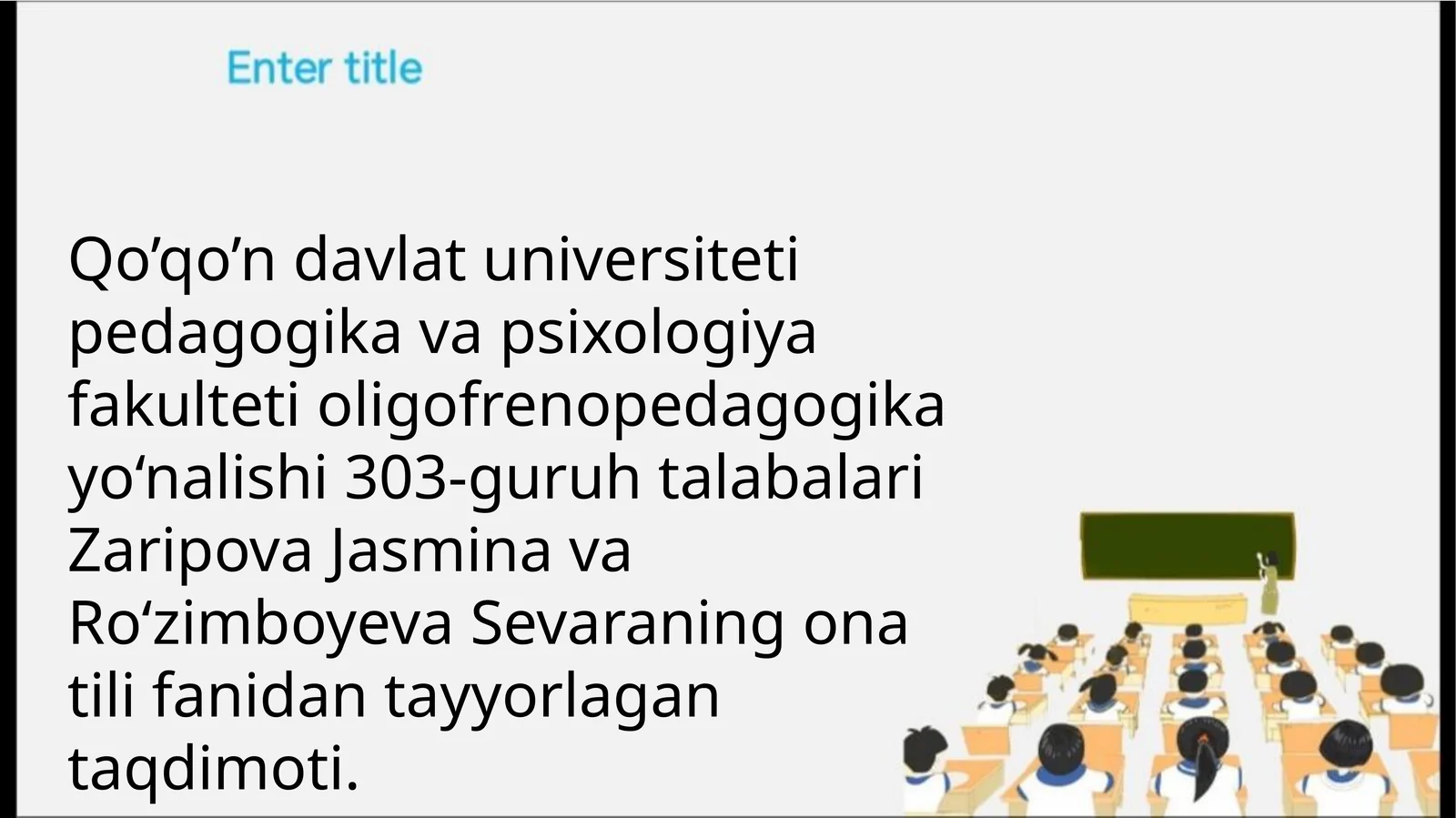 Gap tuzishga o’rgatishda qo‘llaniladigan mashqlar