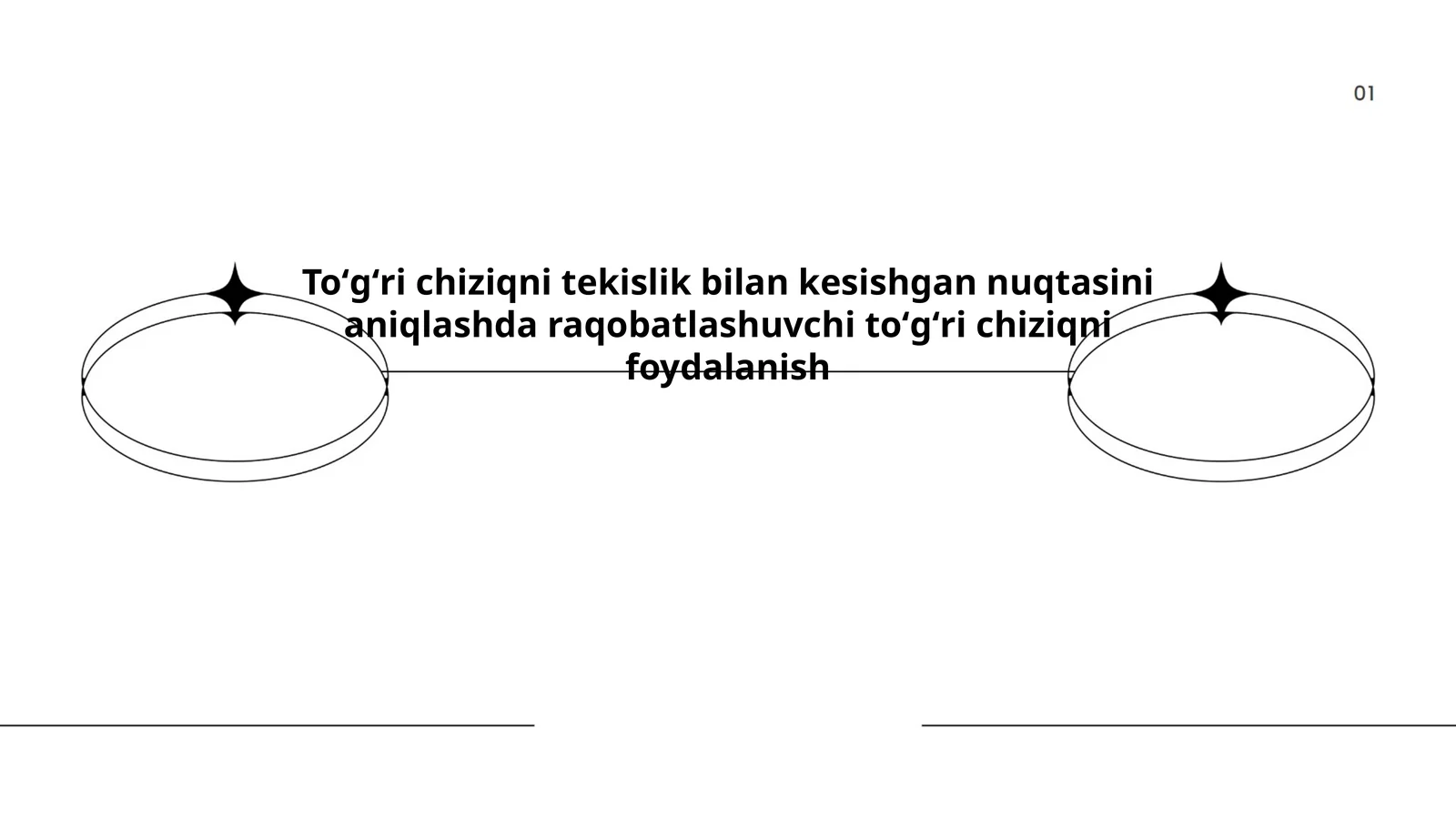 Toʻgʻri chiziq tenglamalari asoslari