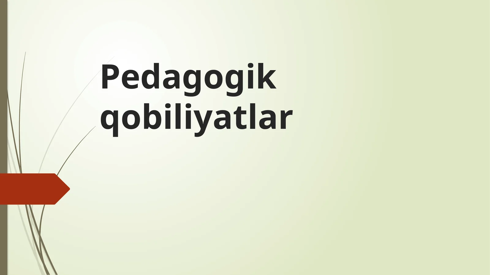 Pedagogik qobiliyatlar