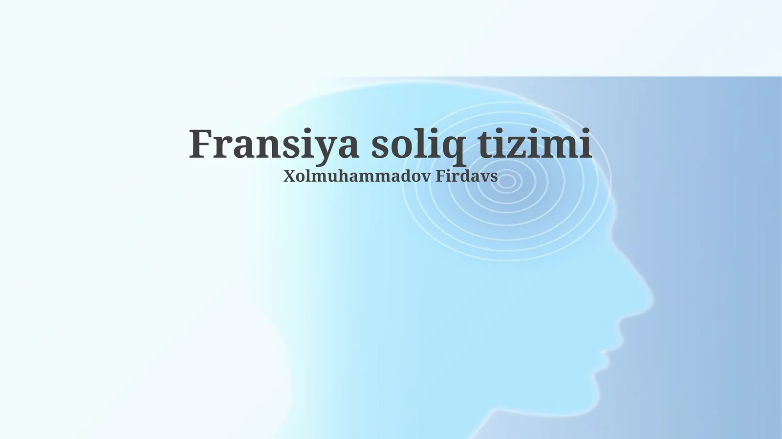 Fransiyaning soliq tizimi