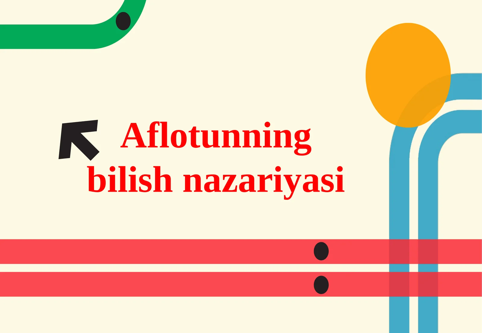 Aflotunning bilish nazariyasi