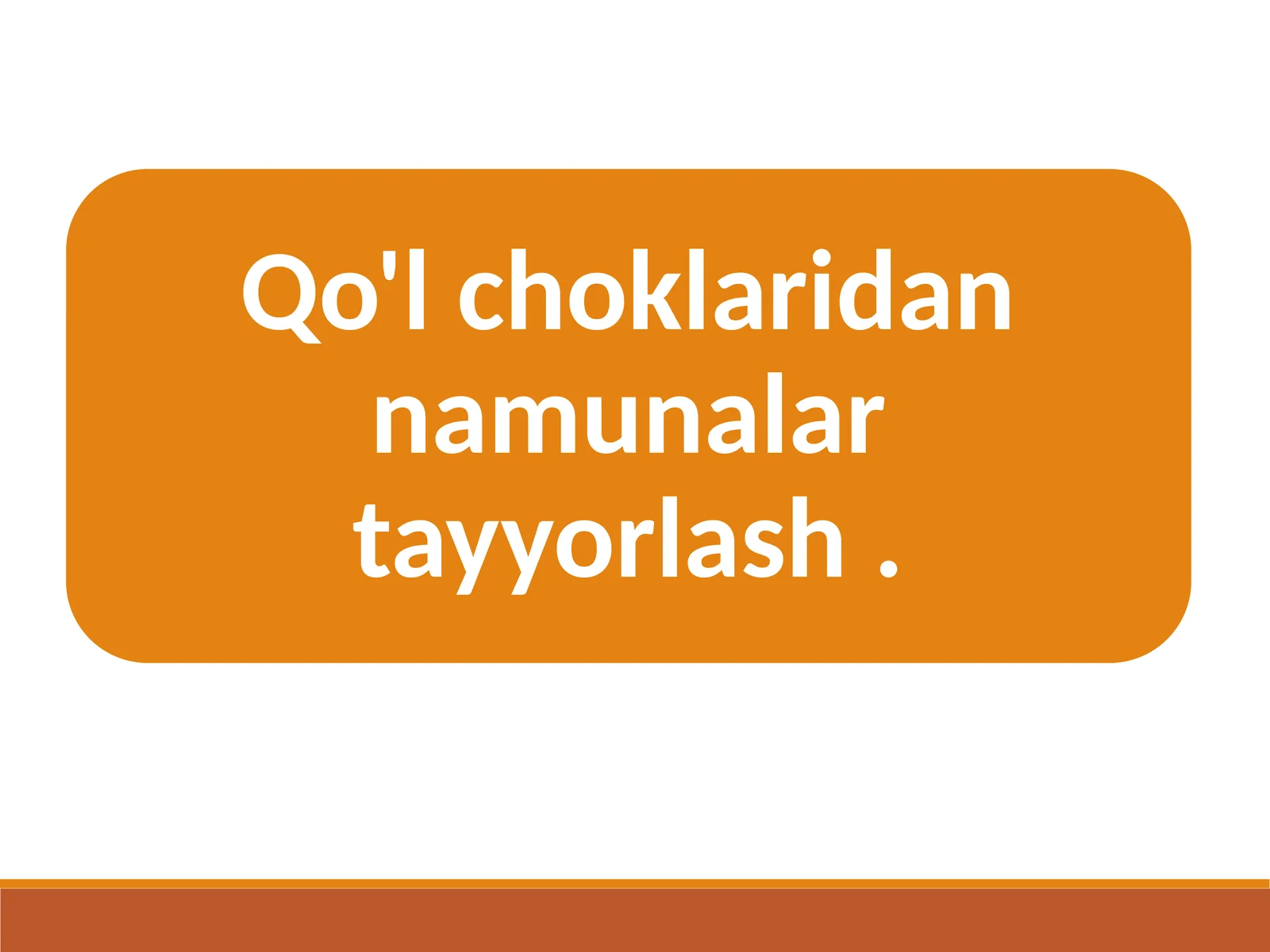 Qo'lda tekis choklar bilan tikish texnologiyasi