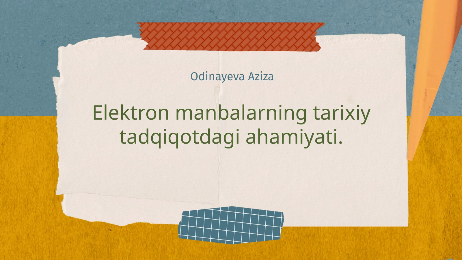 Elektron manbalarning tarixiy tadqiqotdagi ahamiyati