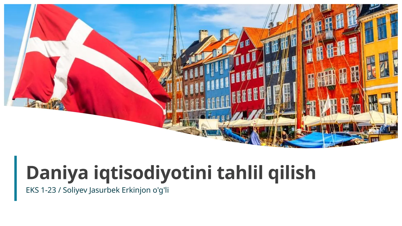 Daniyaiqtisodiyotinitahlil qilish