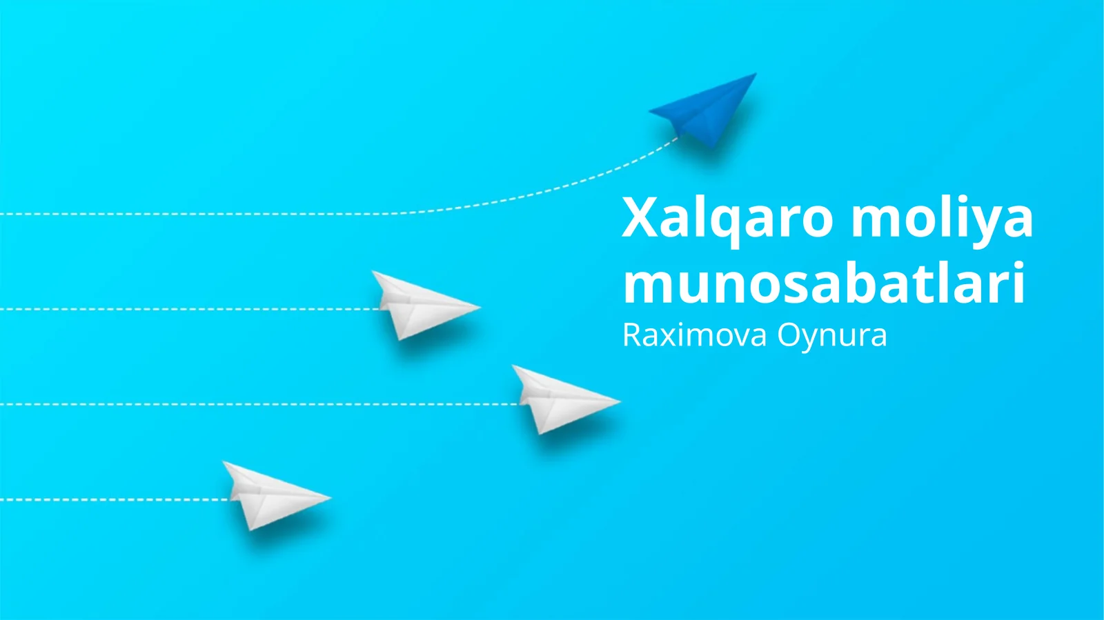 Xalqaro moliya munosabatlari