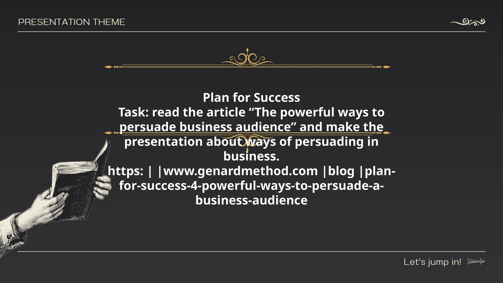 Plan for Success