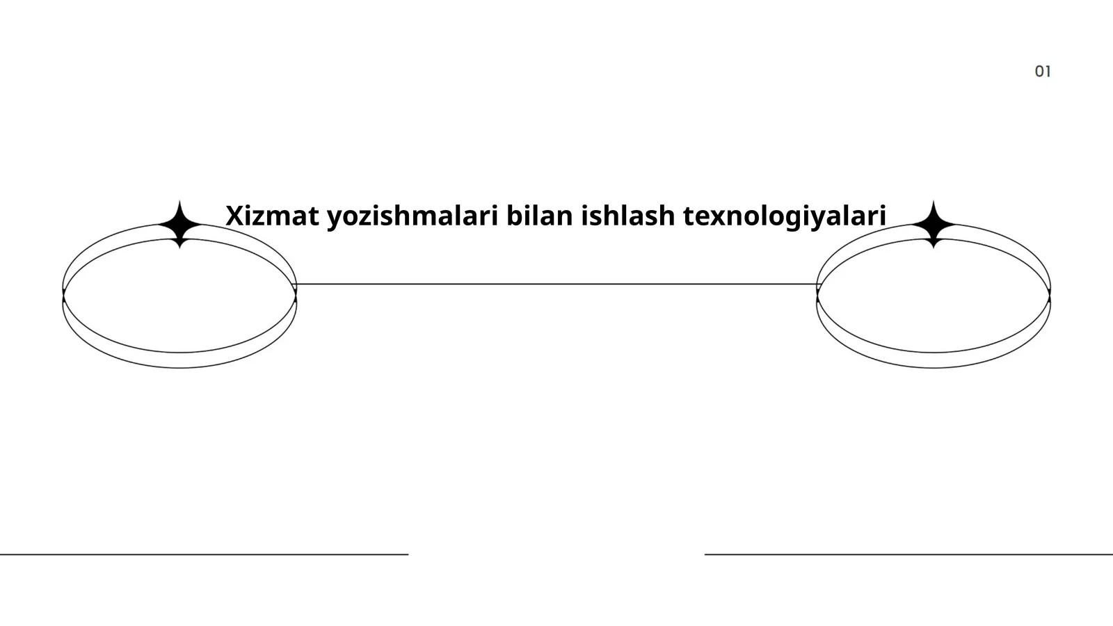 Xizmat yozishmalari bilan ishlash texnologiyalari