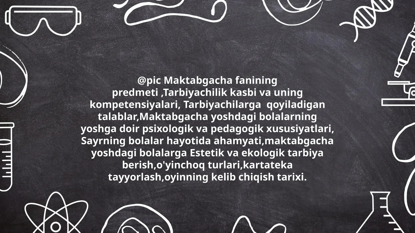 Maktabgacha yoshdagi bolalarning yoshga doir psixologik va pedagogik xususiyatlari