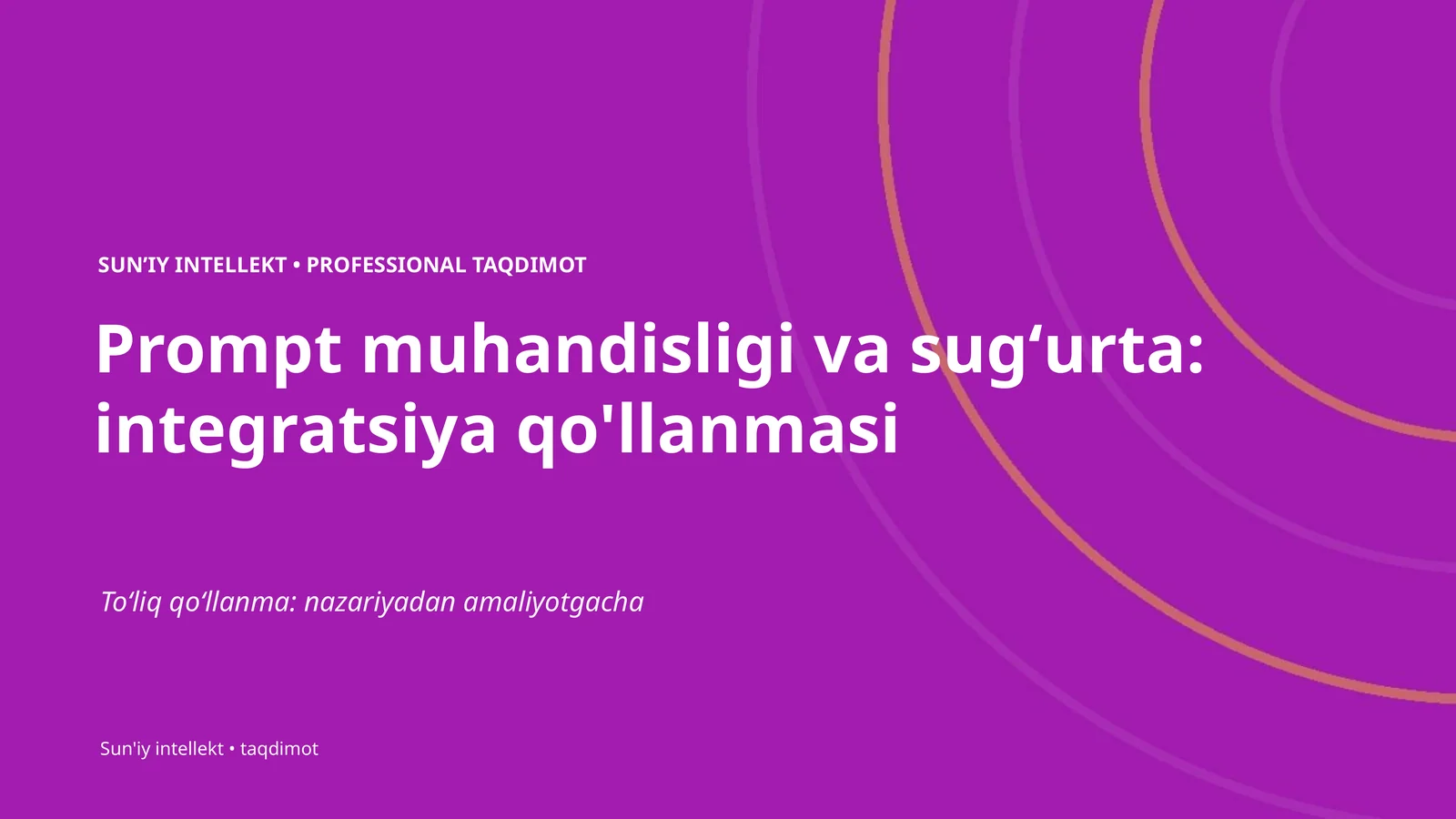 Prompt muhandisligi va sugʻurta: integratsiya qo'llanmasi