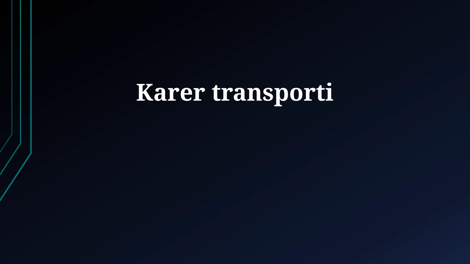 Karer transporti