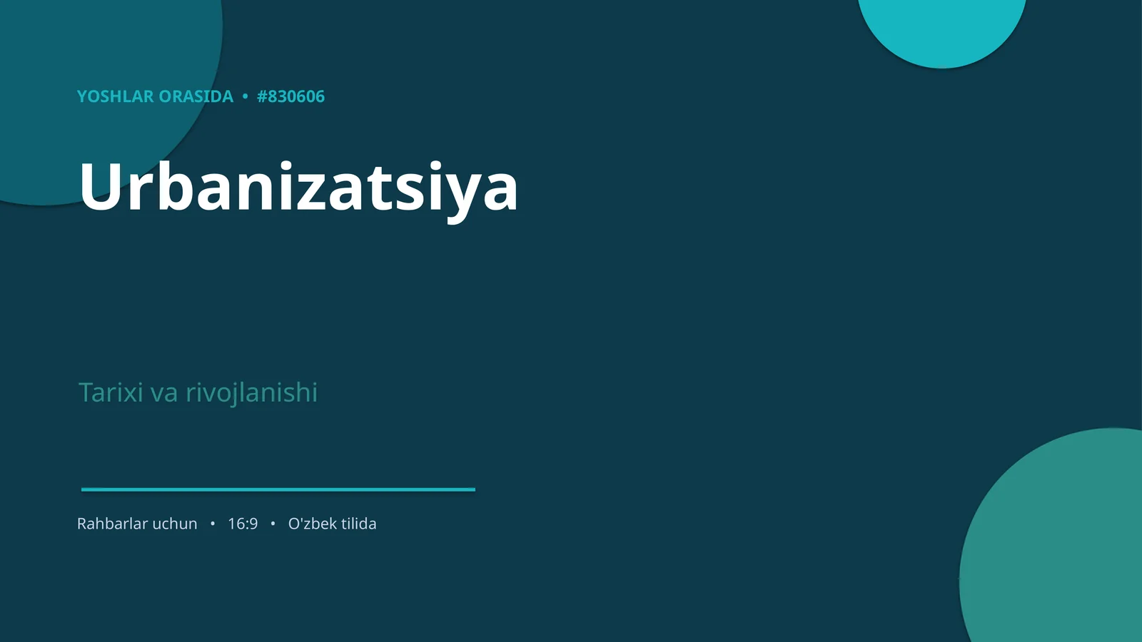 Urbanizatsiya