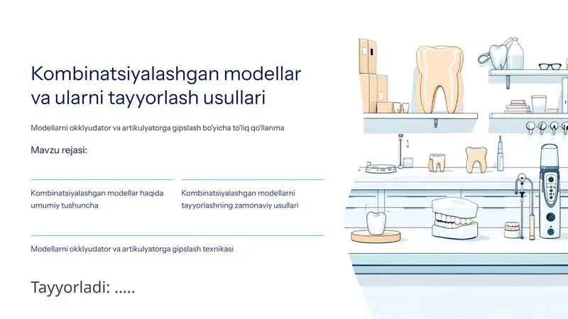 Kombinatsiyalashgan modellar va ularni tayyorlash usullari