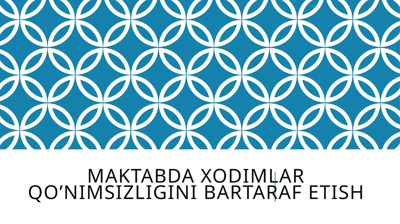 Maktabda xodimlar qo’nimsizligini bartaraf etish