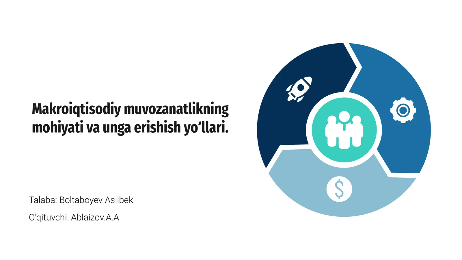 Makroiqtisodiy muvozanatlikning mohiyati va unga erishish yoʻllari