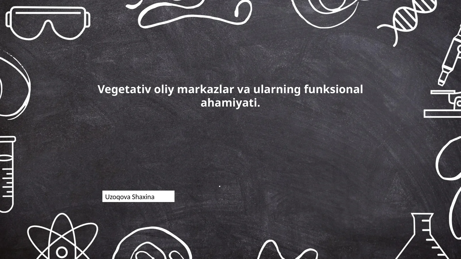 Vegetativ Oliy Markazlar va Ularining Funksional Ahamiyati