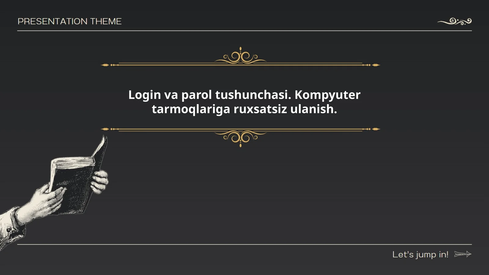 Login va parolning asosiy tushunchalari