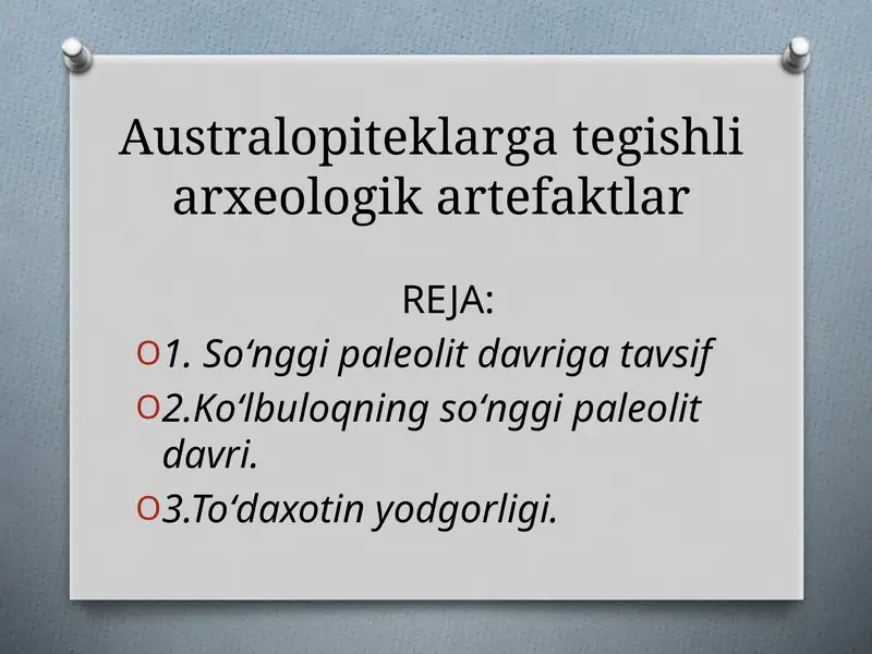 Australopiteklargategishliarxeologikartefaktlar