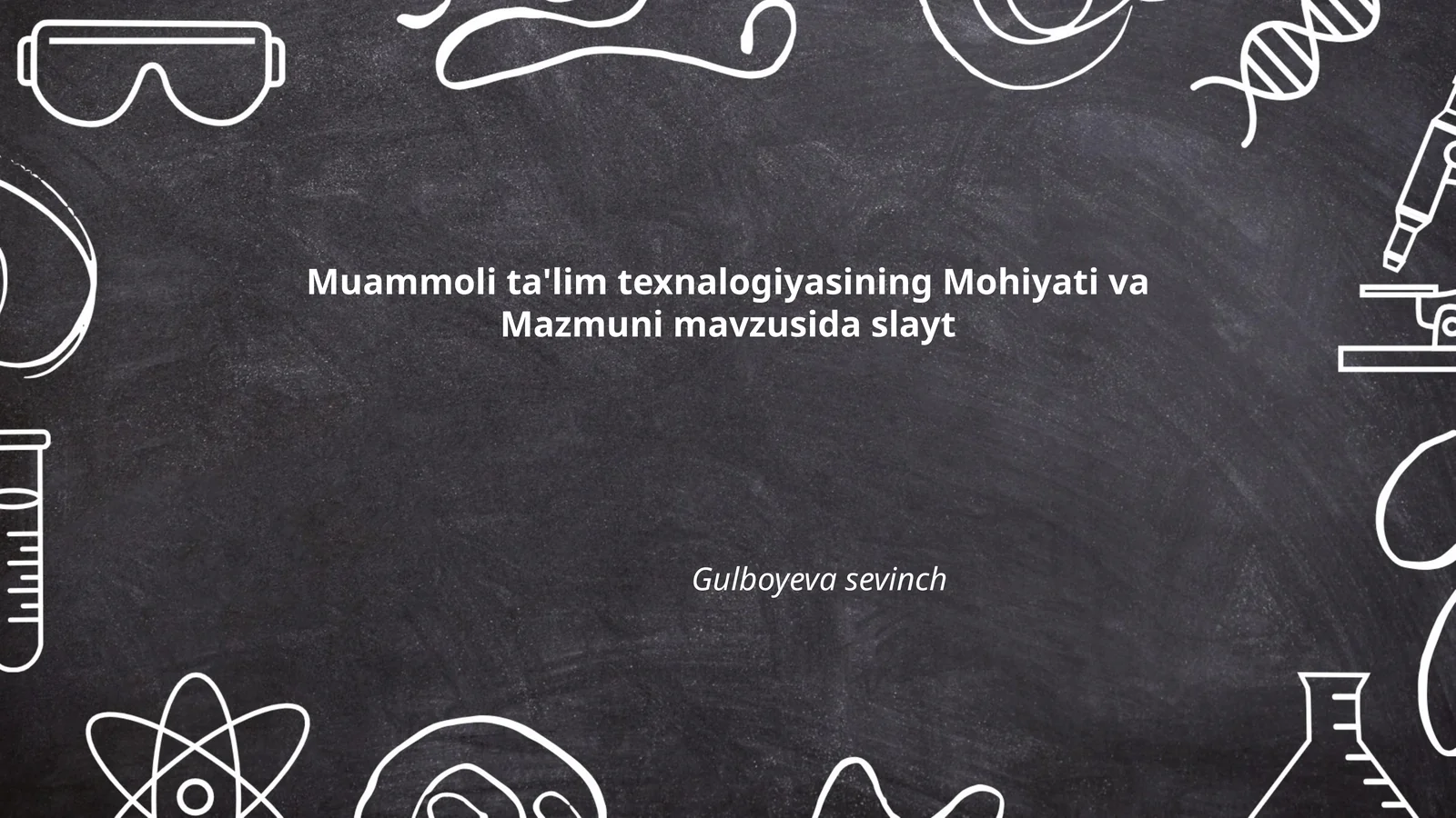 Muammoli ta'lim texnologiyasi