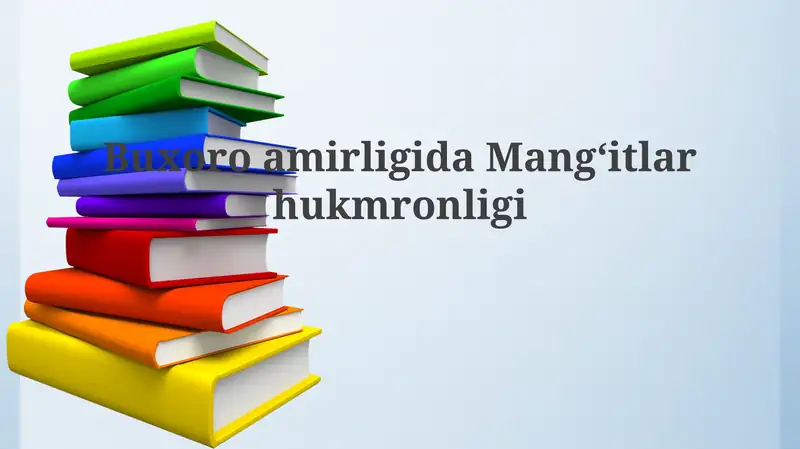 BuxoroamirligidaMangʻitlarhukmronligi