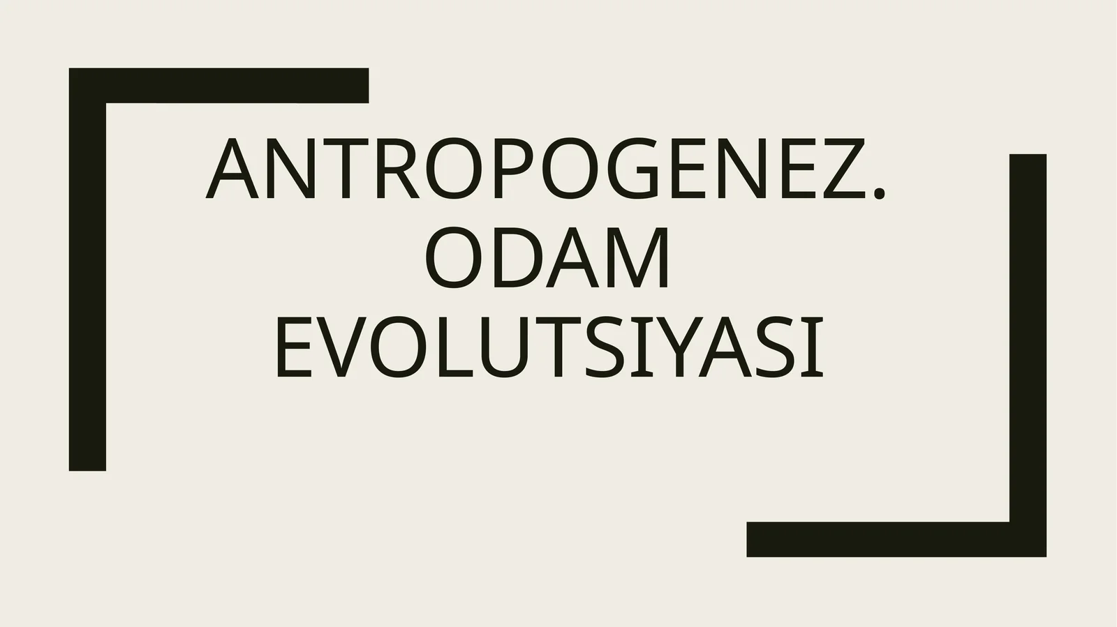 Antropogenez