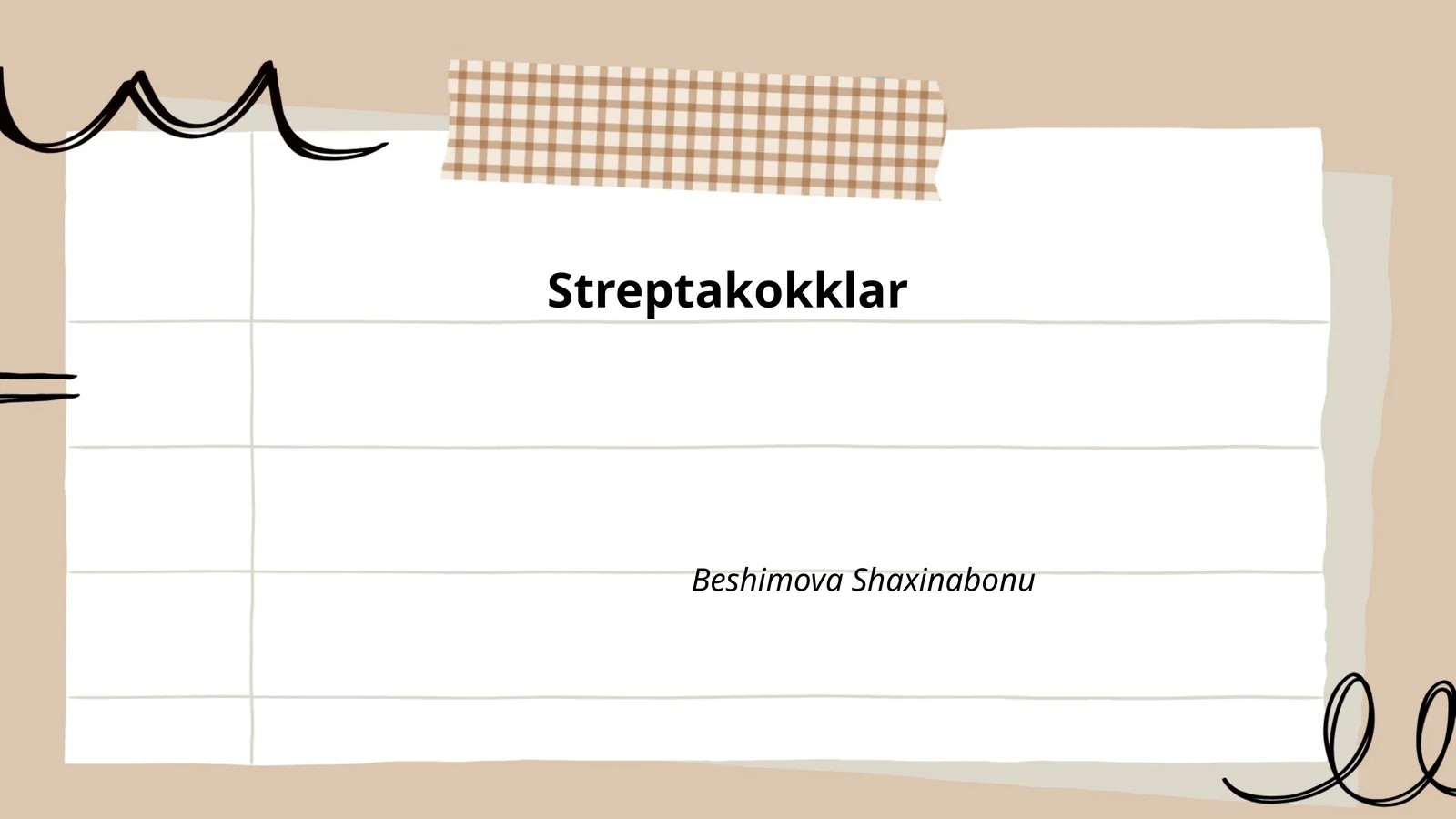 Streptakokklar