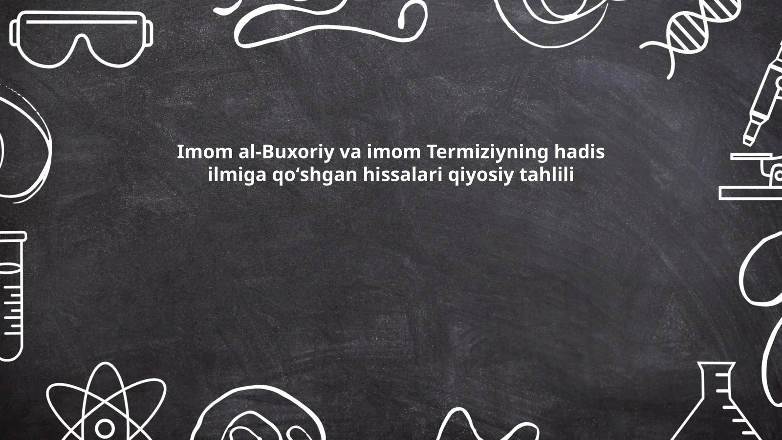 Imom al-Buxoriy va imom Termiziyning hadis ilmiga qoʻshgan hissalari qiyosiy tahlili