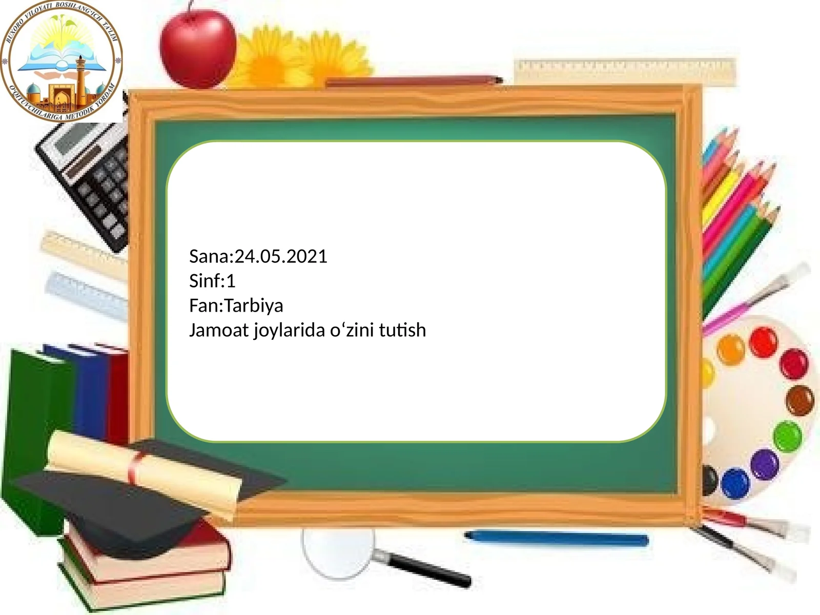 Jamoat joylarida o‘zini tutish