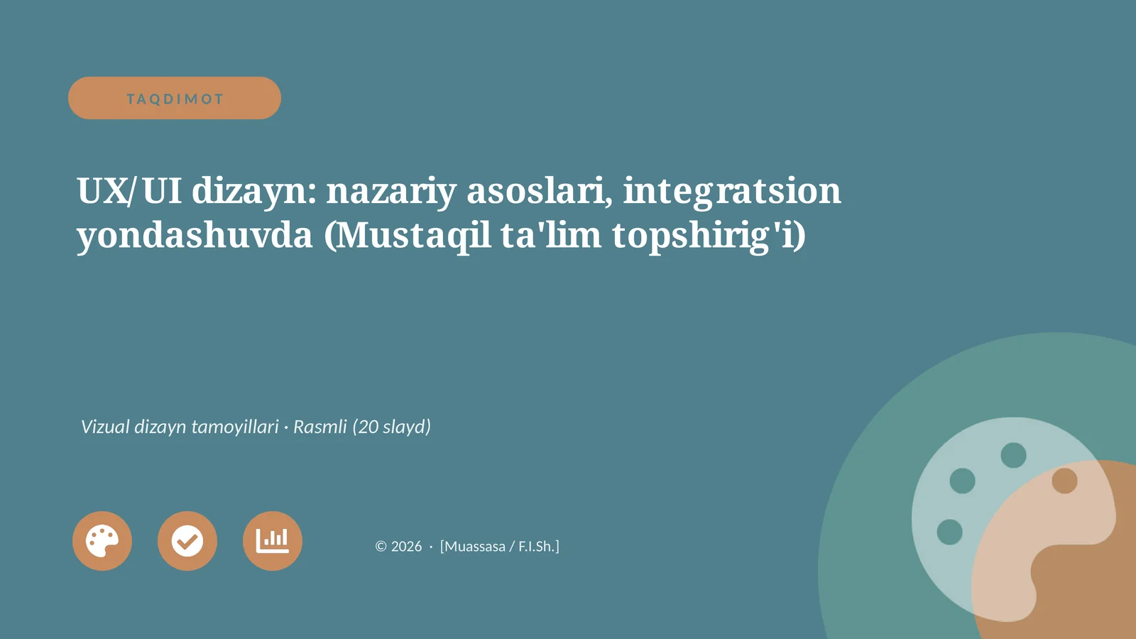 UX/UI dizayn: nazariy asoslari