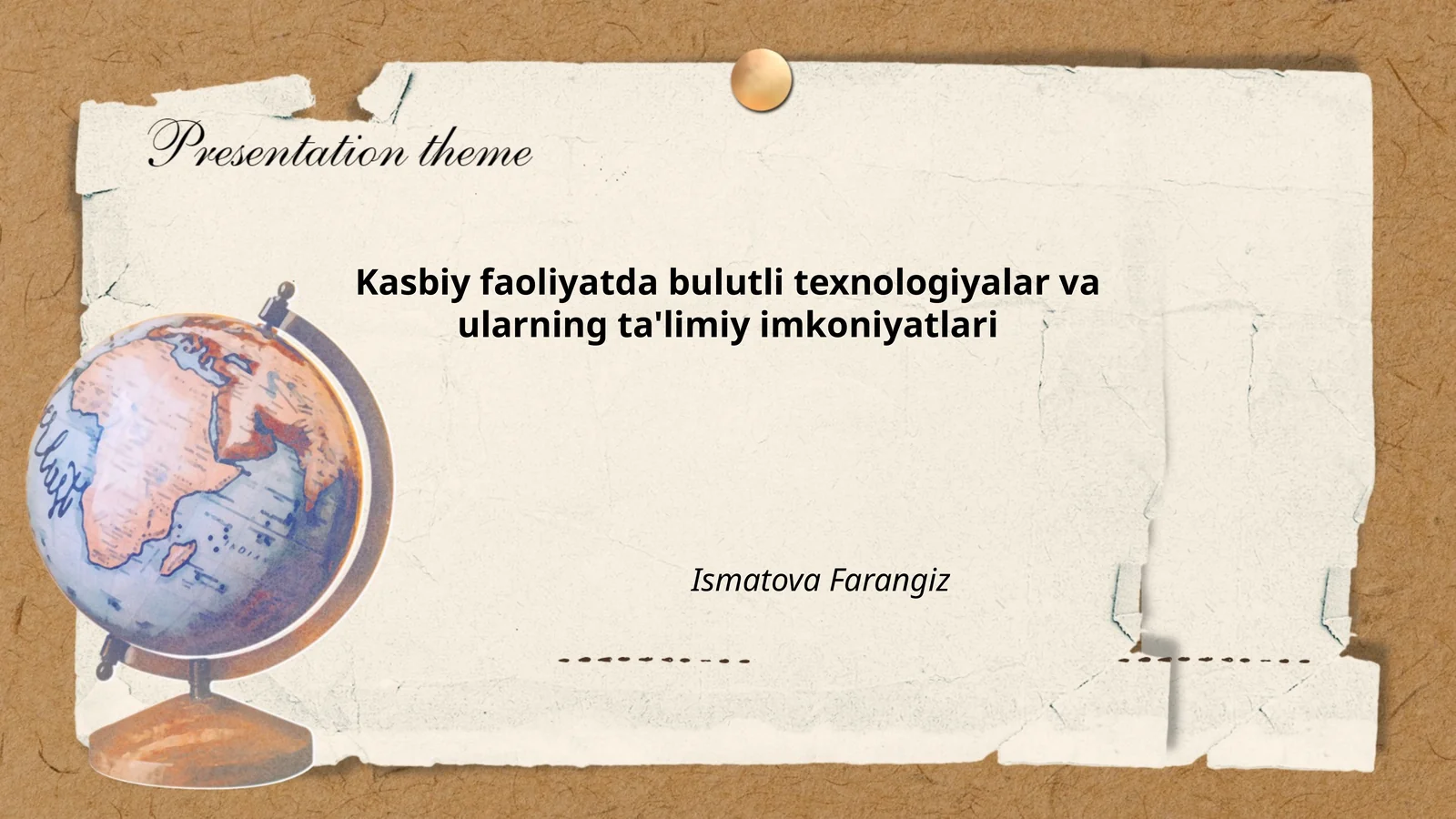 Bulutli texnologiyalar va ularning ta'limiy imkoniyatlari