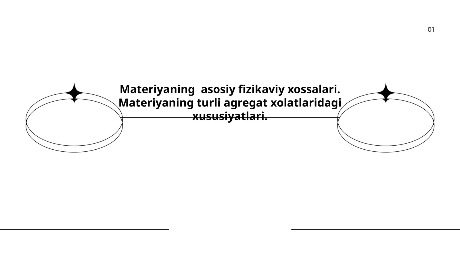 Materiyaning asosiy fizikaviy xossalari