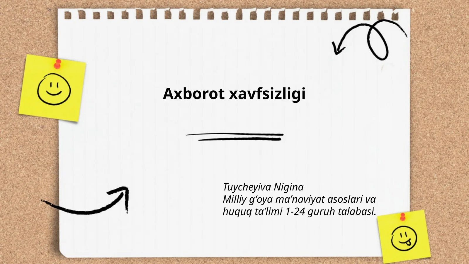 Axborot xavfsizligi