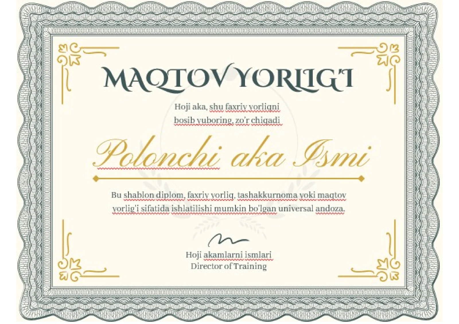 Maqtov yorlig'i
