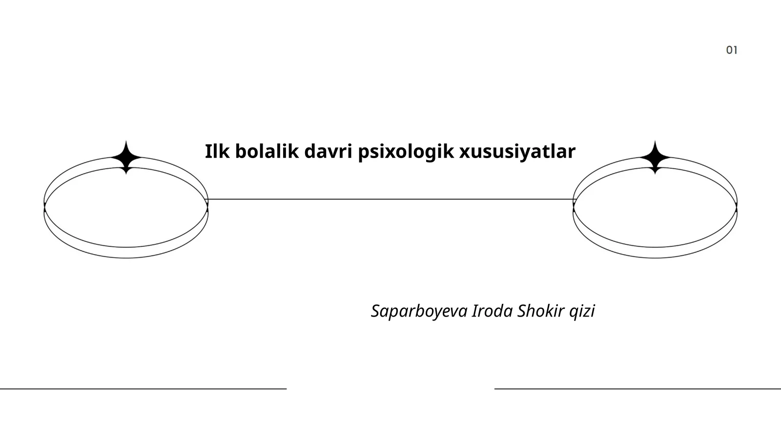 Ilk bolalik davri psixologik xususiyatlar