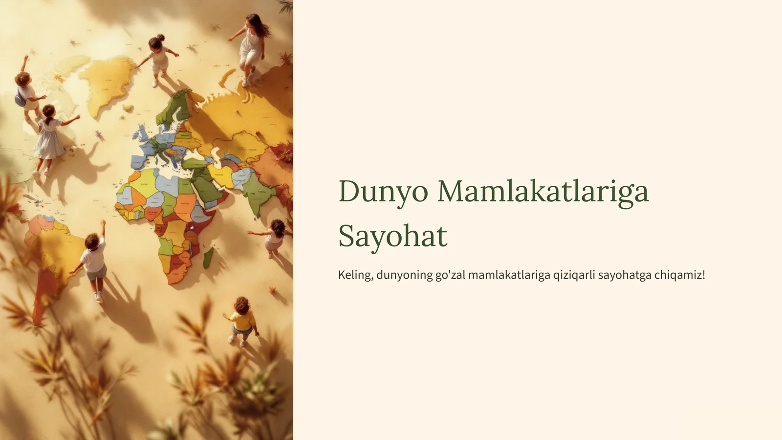 Dunyo Mamlakatlariga Sayohat