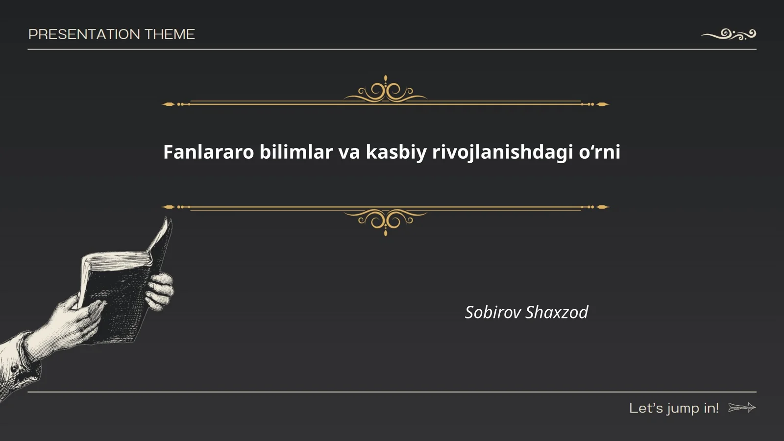 Fanlararo bilimlar va kasbiy rivojlanishdagi o‘rni