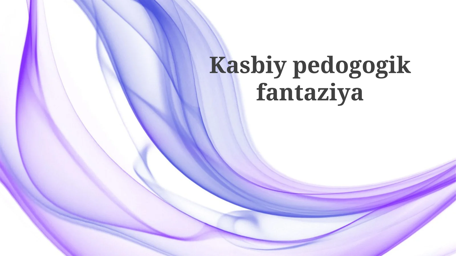 Kasbiy Pedagogik Tasavvur: Ta'rif va Mohiyati