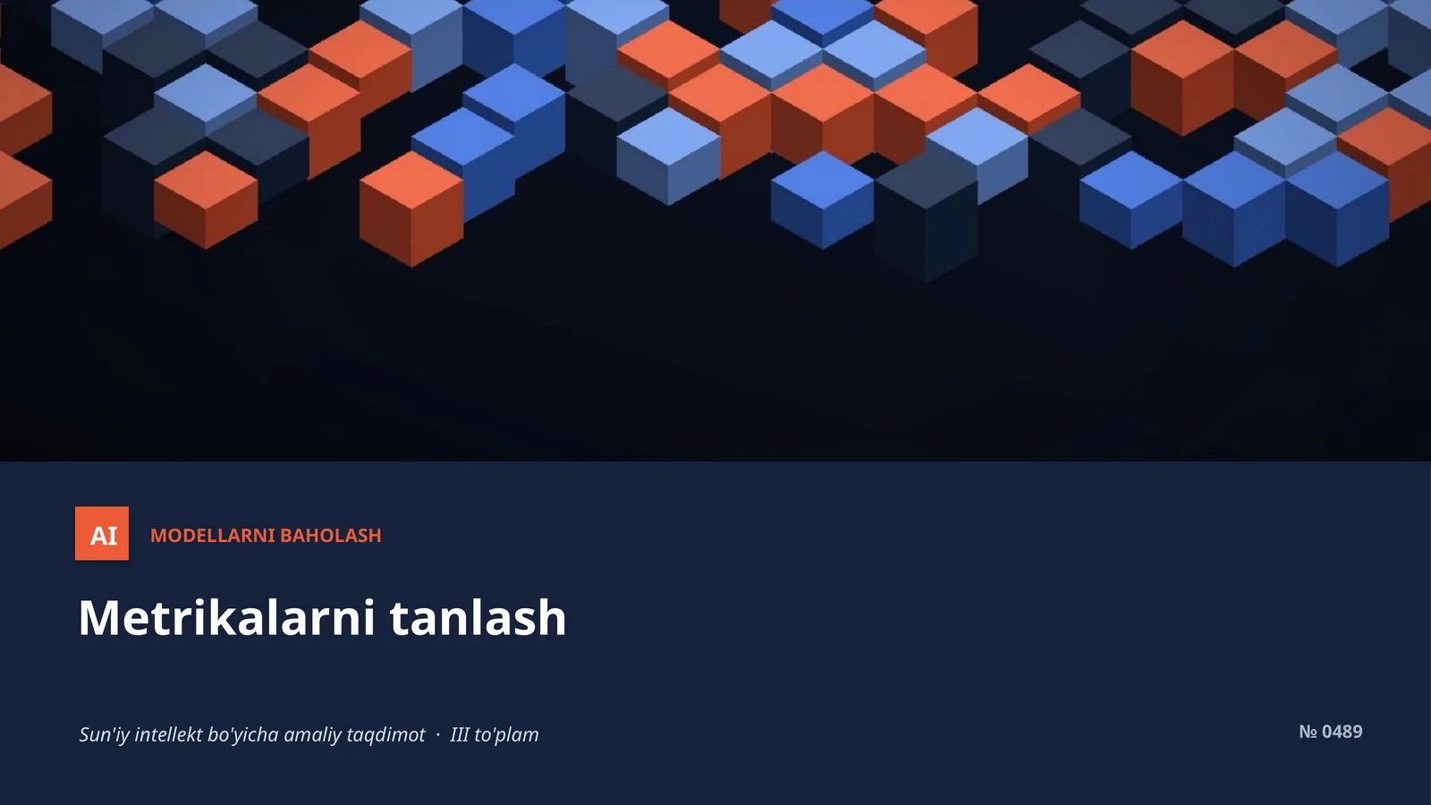 Metrikalarni tanlash