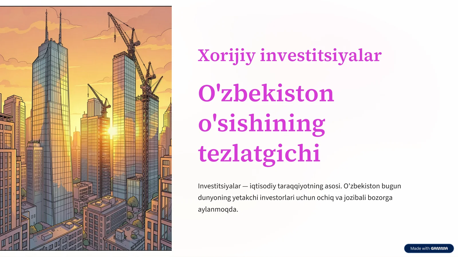 Xorijiy investitsiyalar