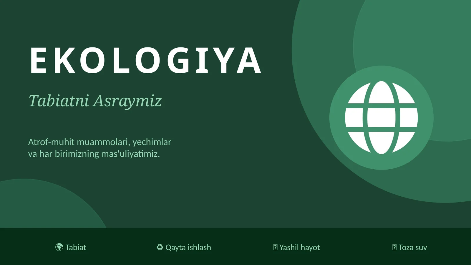 Ekologiya