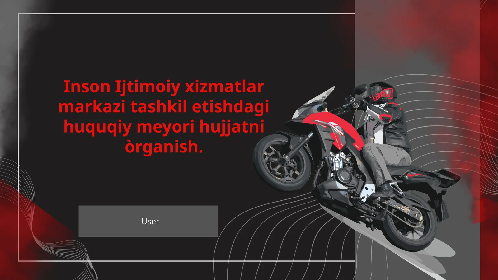 Inson Ijtimoiy xizmatlar markazi tashkil etishdagi huquqiy meyori hujjatni òrganish