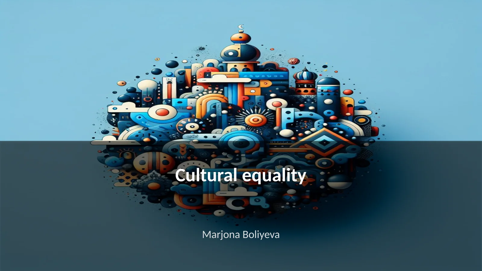 Cultural equality