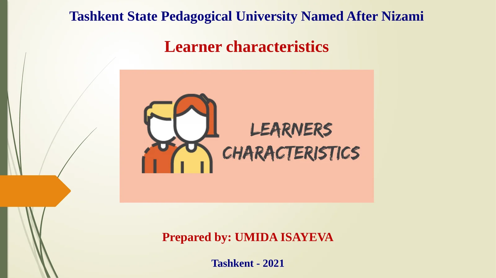 Learnercharacteristics