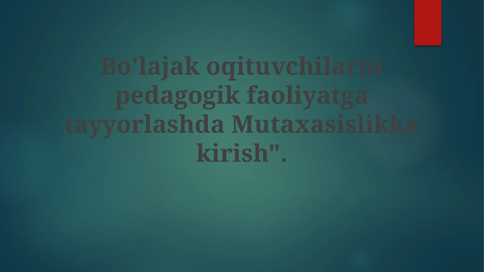 Mutaxasislikka kirish