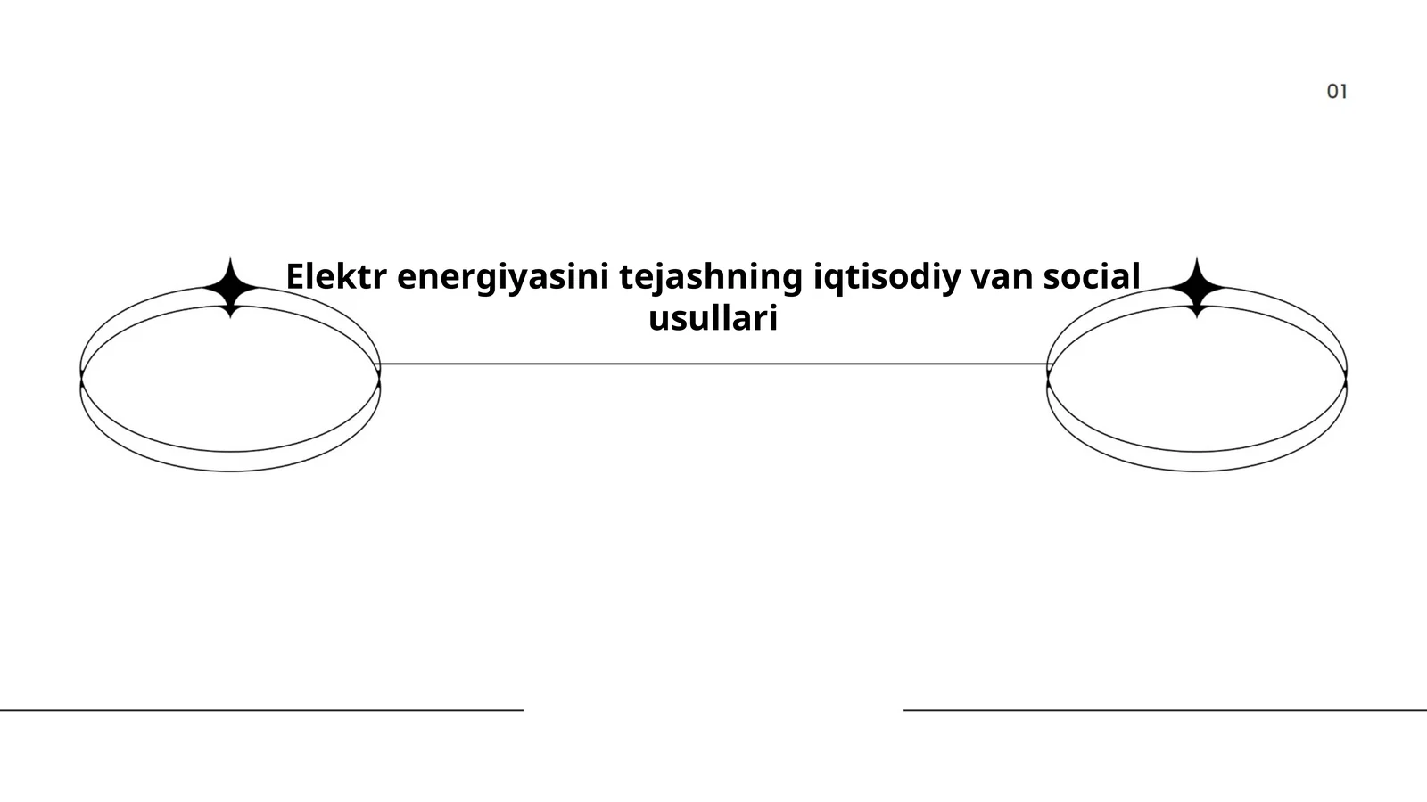 Elektr energiyasini tejashning iqtisodiy van social usullari