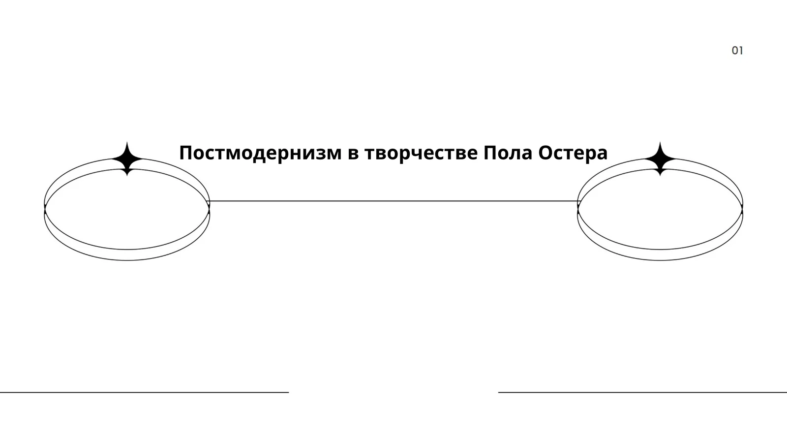 Постмодернизм в творчестве Пола Остера