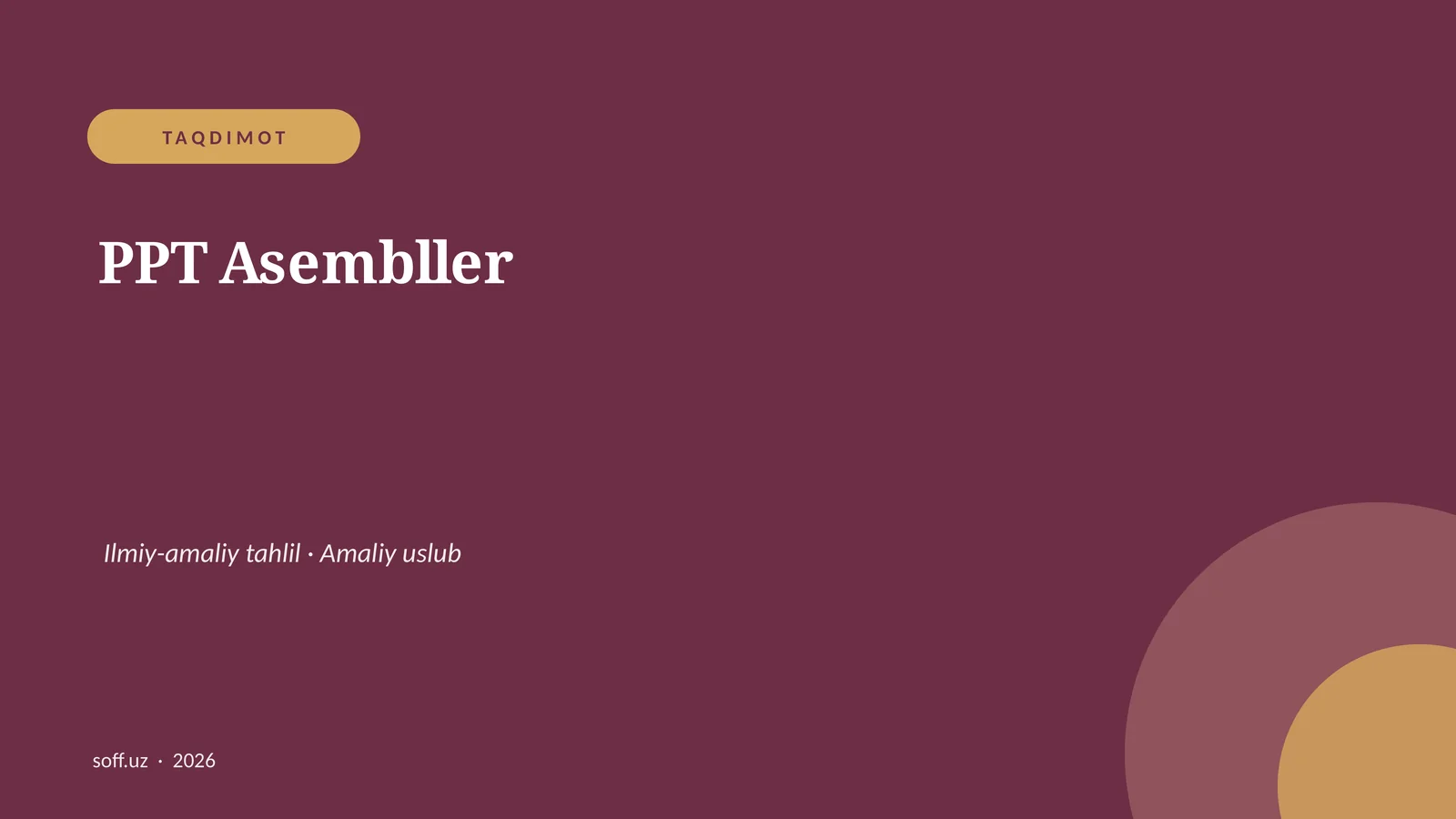 PPT Asembller