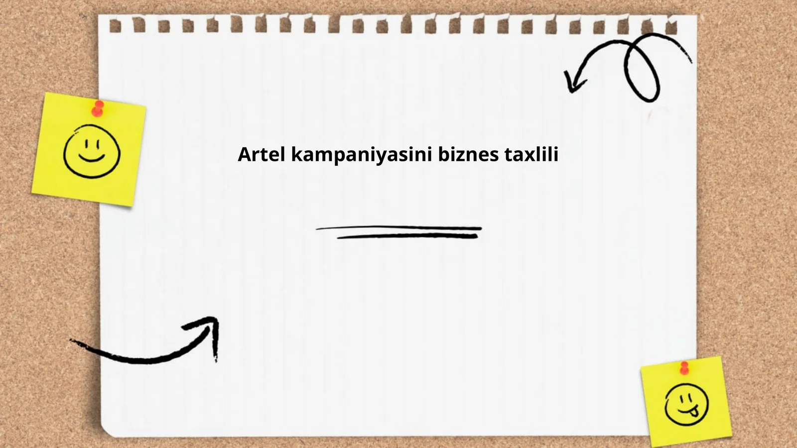 Artel kampaniyasini biznes taxlili