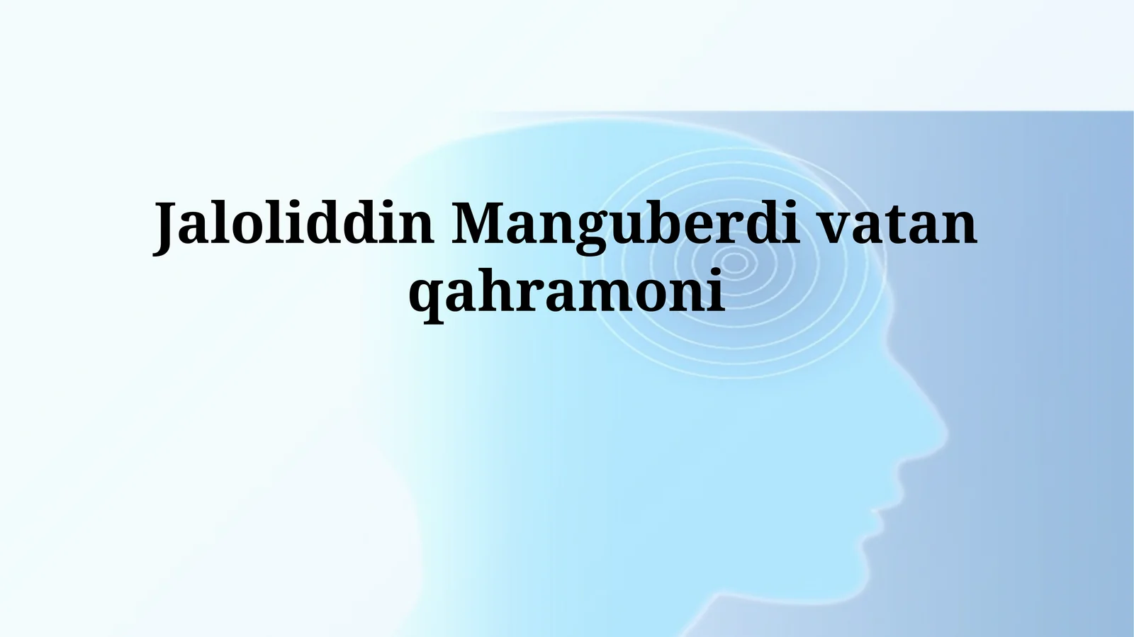 Jaloliddin Manguberdivatanqahramoni